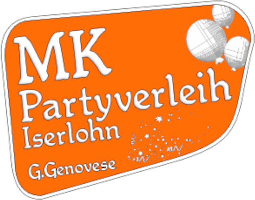 Logo MK Partyverleih Iserlohn – Eventausstattung und Partyzubehör